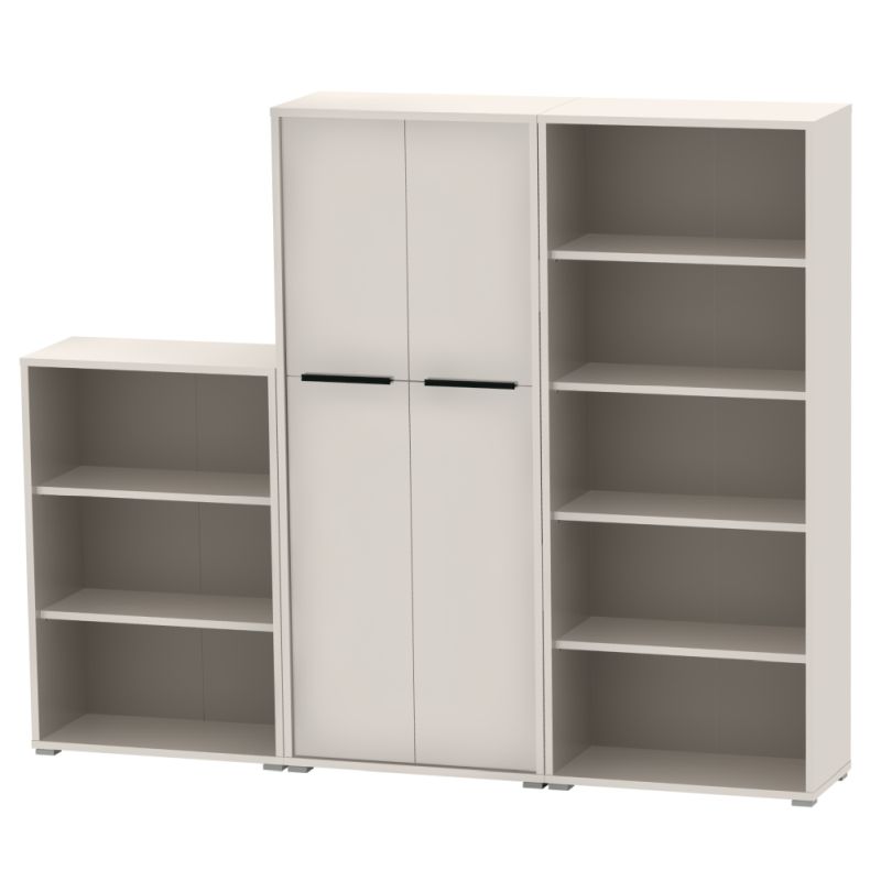 Otvorený regál, 75cm, kašmír, RIOMA NEW TYP 4