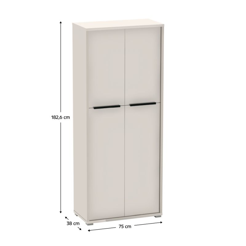 Skriňa, 75cm, policová, kašmír, RIOMA NEW TYP 07