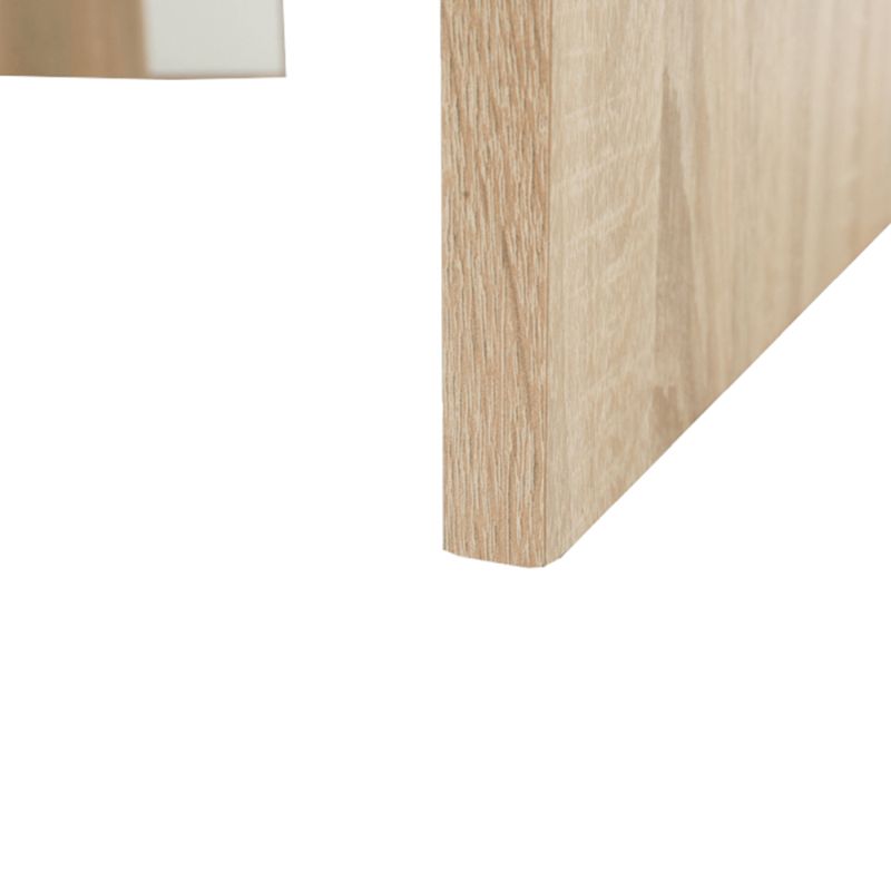 PC stôl, 203x176cm, dub sonoma, biely, MAURUS NEW MA11