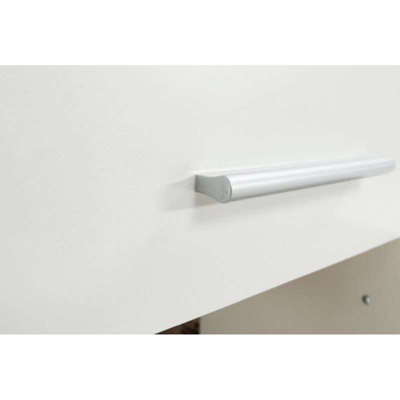 PC stôl, 203x176cm, dub sonoma, biely, MAURUS NEW MA11
