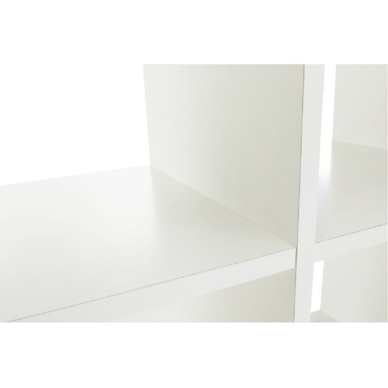 Regál, 139cm, biely, pyramída, NORAH