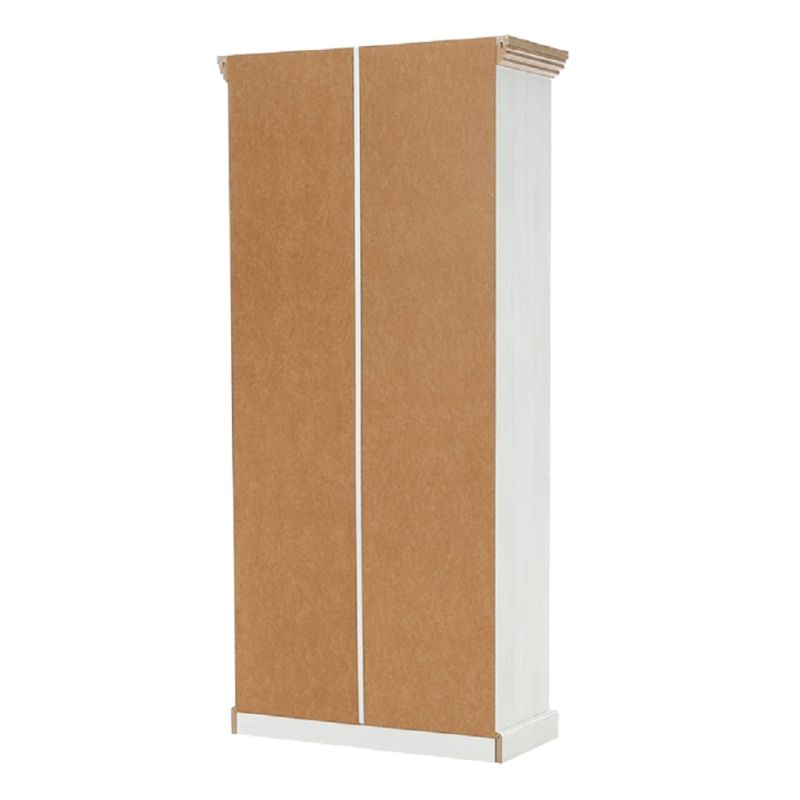 Vitrína, 87cm, štvordverová, sosna nordická, dub divoký, ROYAL W4D