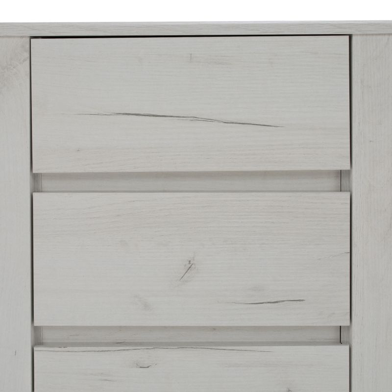 PC stôl, 118x60cm, biely craft, ANGEL typ 80 3S