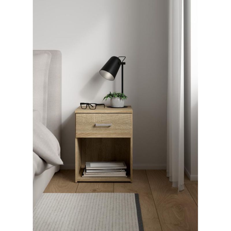 Nočný stolík, 38cm, dub sonoma, GARBO