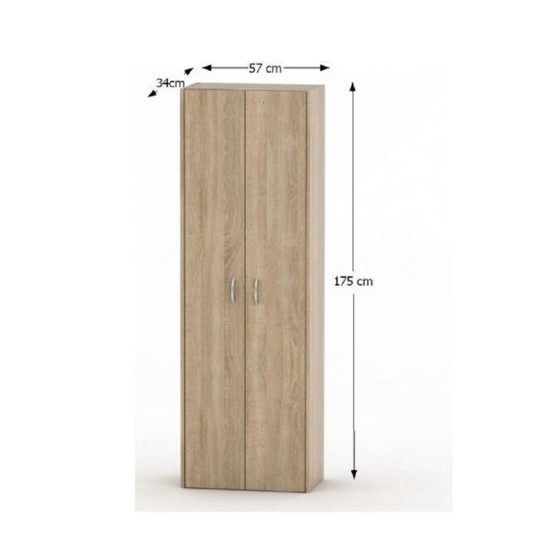 Skriňa, 57cm, policová, dub sonoma, TEMPO ASISTENT NEW 007