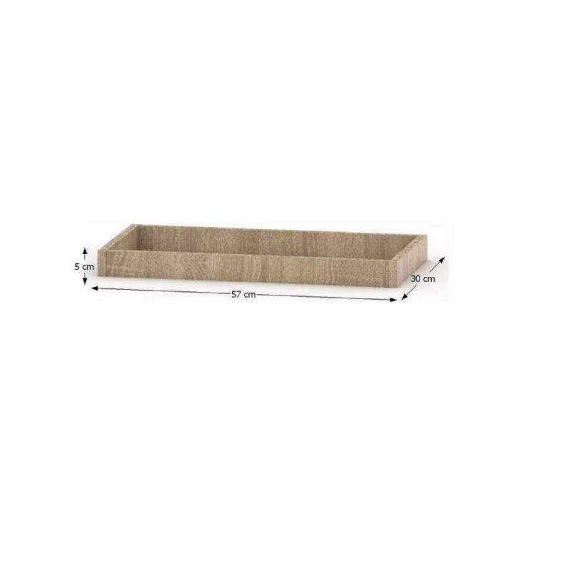 Sokel, 57x30cm, ku skrinke, dub sonoma, TEMPO ASISTENT NEW 031