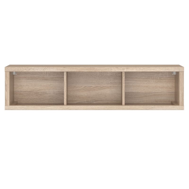 Polica závesná, 127cm, dub sonoma, NORTY TYP 17