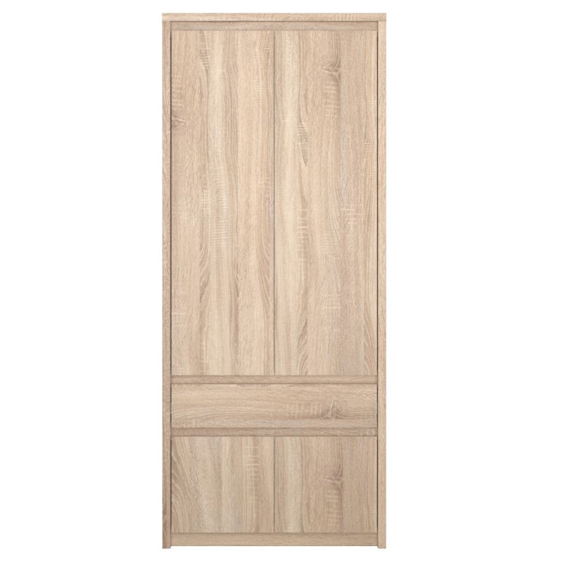 Skriňa, 88cm, vešiaková, dub sonoma, NORTY 1Z4D