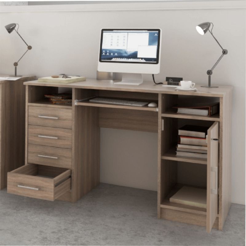 PC stolík,123x55cm, dub sonoma, B9 NEW