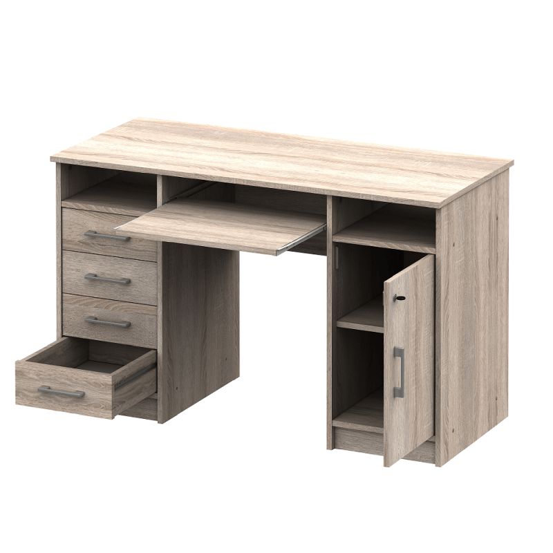 PC stolík,123x55cm, dub sonoma, B9 NEW