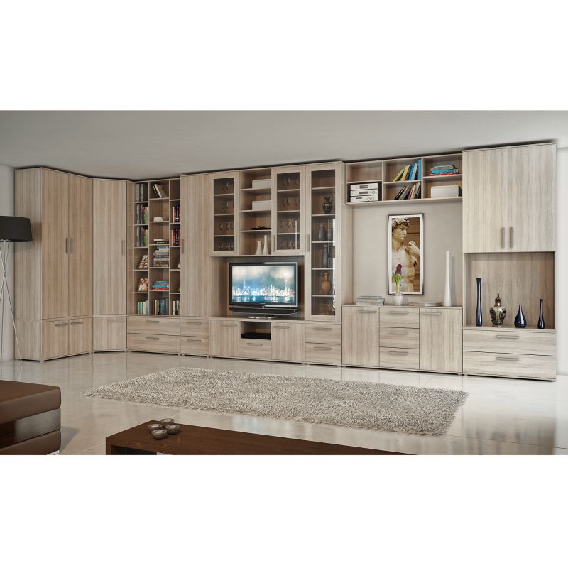 Skrinka na TV, 90cm, dub sonoma, DUNAJ