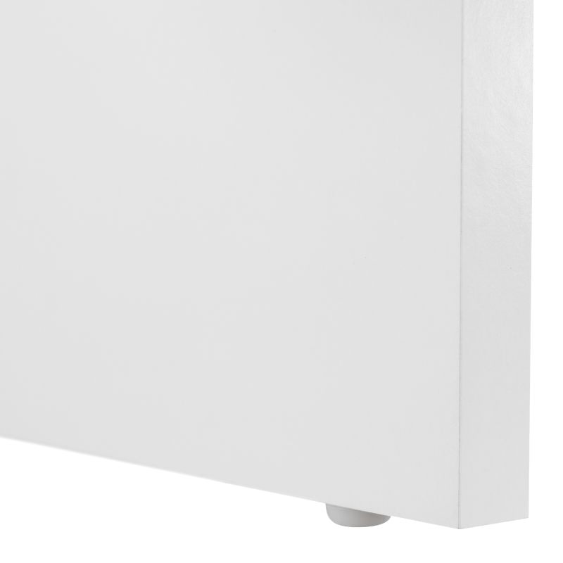 PC stôl, 82x50cm, biely, VERNER NEW