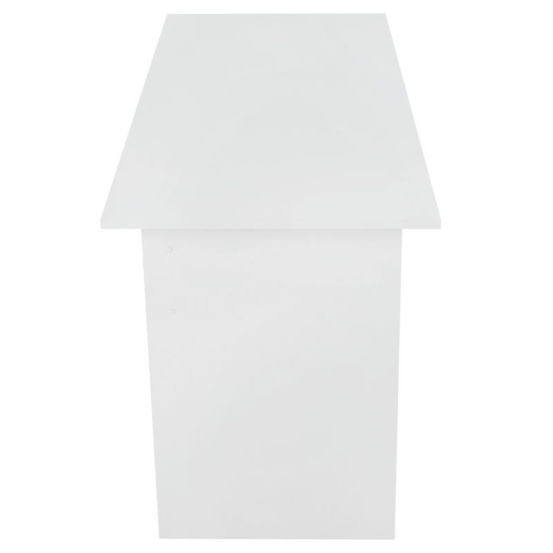 PC stôl, 82x50cm, biely, VERNER NEW