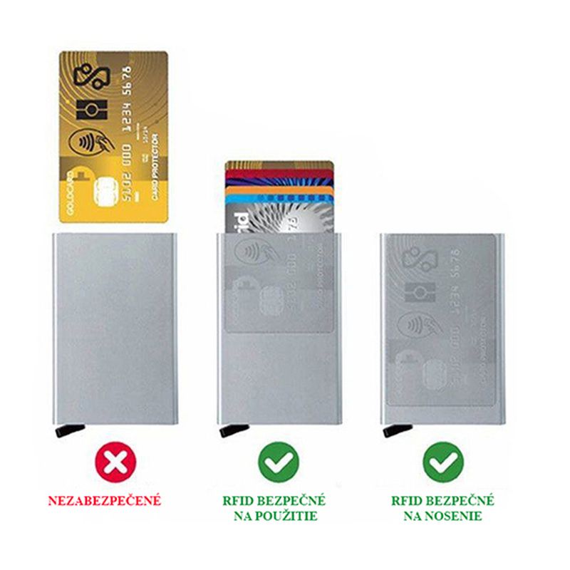 Kožená peňaženka SIMPLE s RFID patentovaným mechanizmom na karty vo svetlo hnedej farbe