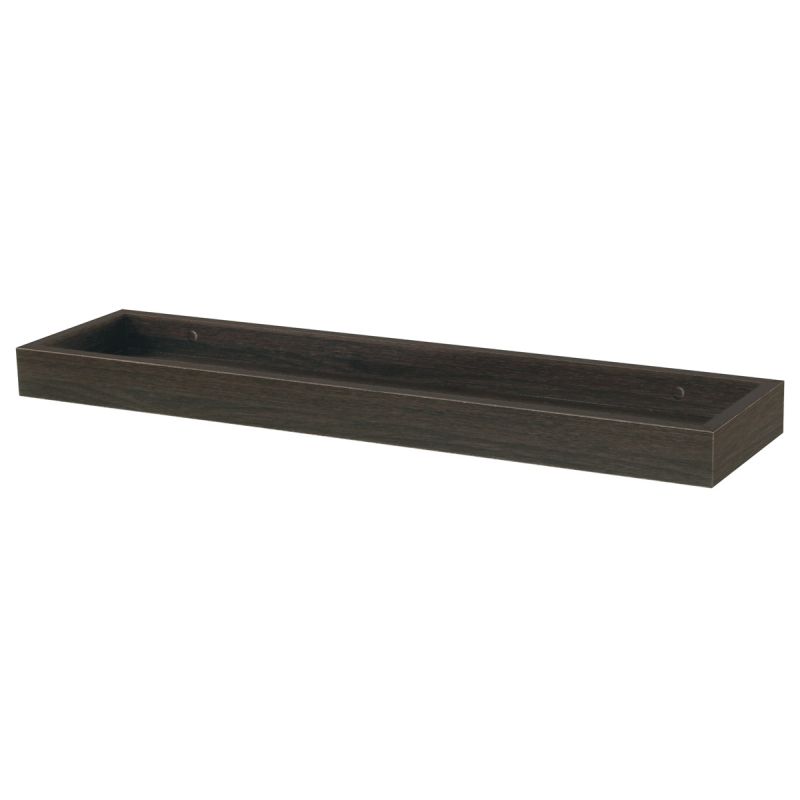 Nástenná polička, 60x15cm, MDF, orech, P-011 WAL