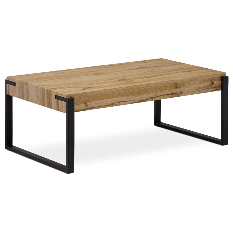 Konferenčný stolík 110x60cm, MDF divoký dub, AHG-250 OAK