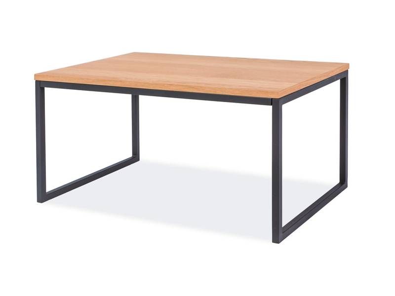 Fotografia produktu: Konferenčný stolík, 100x50cm, dub, čierny, Signal, LARGO A