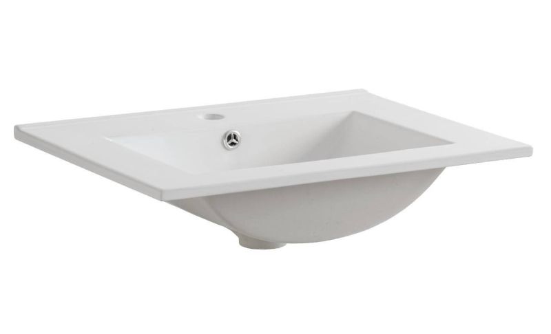 Umývadlo do kúpeľne, 61cm, biele, CFP 60D/8003 LAVA 60