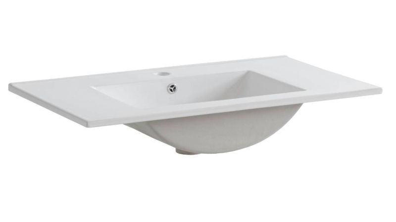 Umývadlo do kúpeľne, 81cm, biele, CFP 80D/8003 LAVA 80