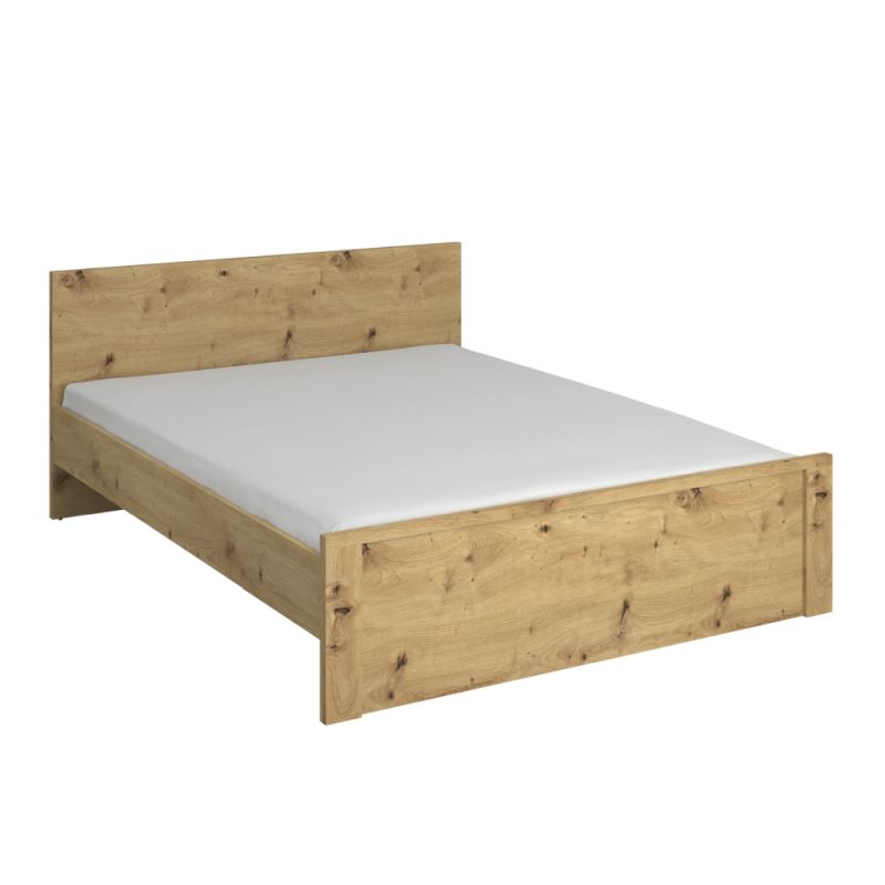 Kondela Manželská posteľ, 160x200, dub artisan, AIRON
