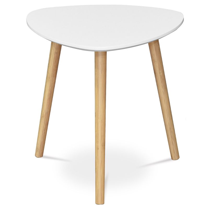 Konferenčný stolík 40x40cm, MDF biela, AF-1132 WT