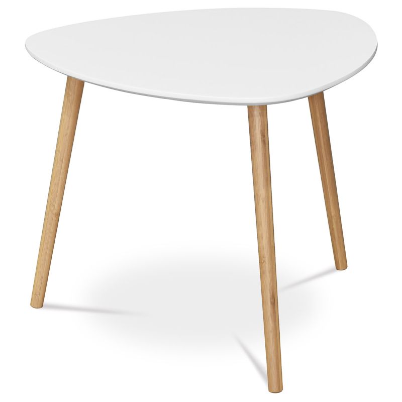 Konferenčný stolík 55x55cm, MDF biela, AF-1134 WT