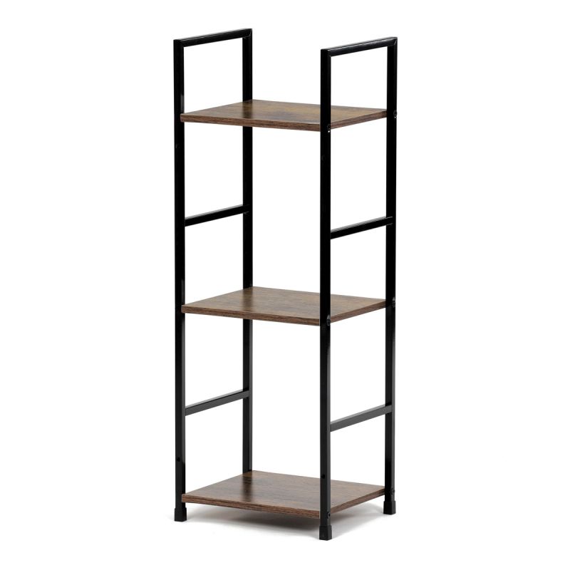 Regál, 29cm, kov, MDF, staré drevo, GD-213 OLW