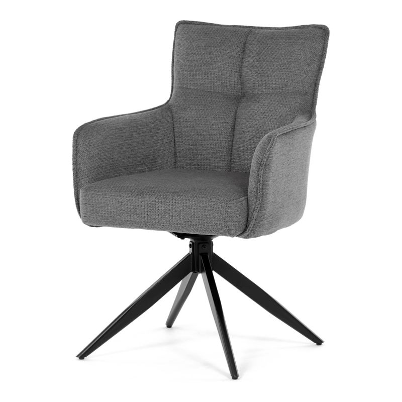 Fotografia produktu: Autronic, Jedálenská stolička, sivá, látka, DCH-P3170 GREY2