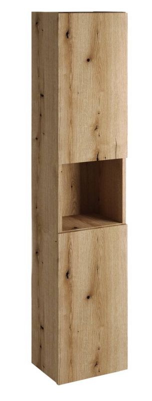 Vysoká skrinka, 30cm, dub coast evoke, NOVA OAK 80-03-2D