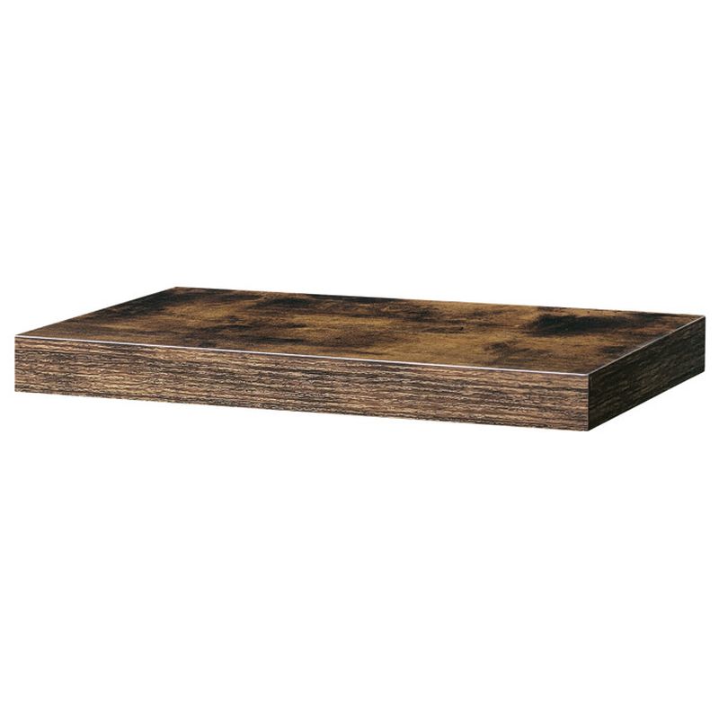 Nástenná polička, 40x24cm, MDF, hnedá, P-023 OLW