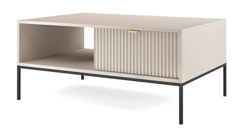 Fotografia produktu: Konferenčný stolík, 104x68cm, čierny, cashmere, NOVA L104