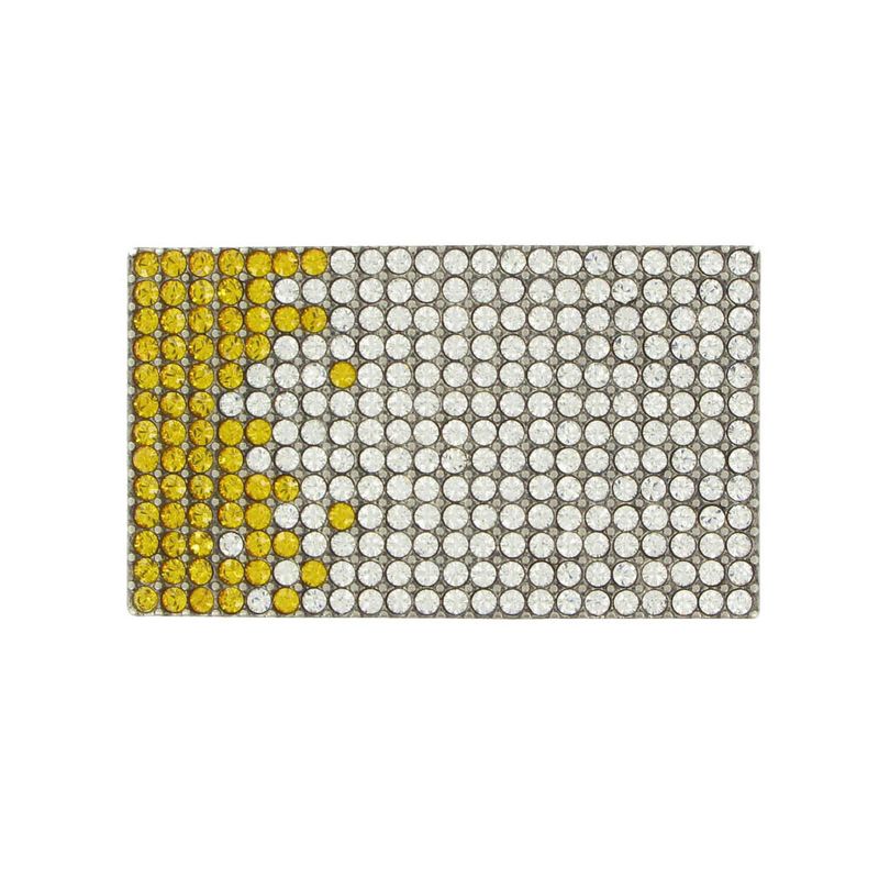 Luxusná kovová pracka SWAROVSKI YELLOW, 40mm