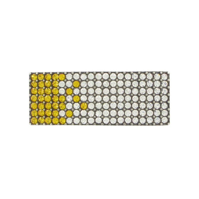 Luxusná kovová pracka SWAROVSKI YELLOW, 20mm