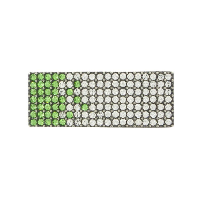 Luxusná kovová pracka SWAROVSKI GREEN, 20mm