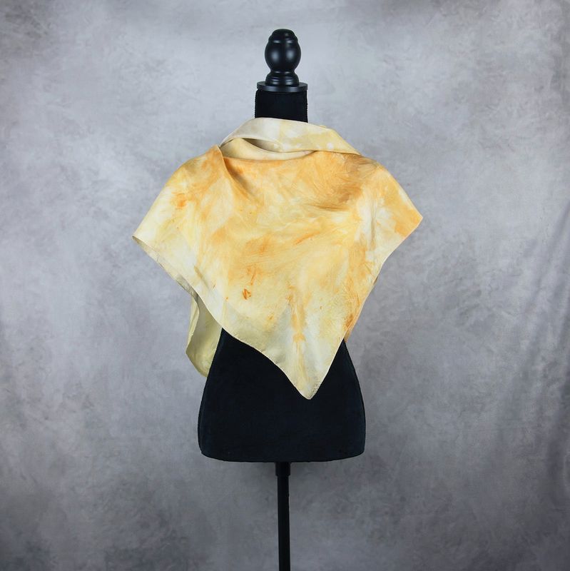 Hodvábna šatka VZOR_82, 90x90cm, Made in Slovakia