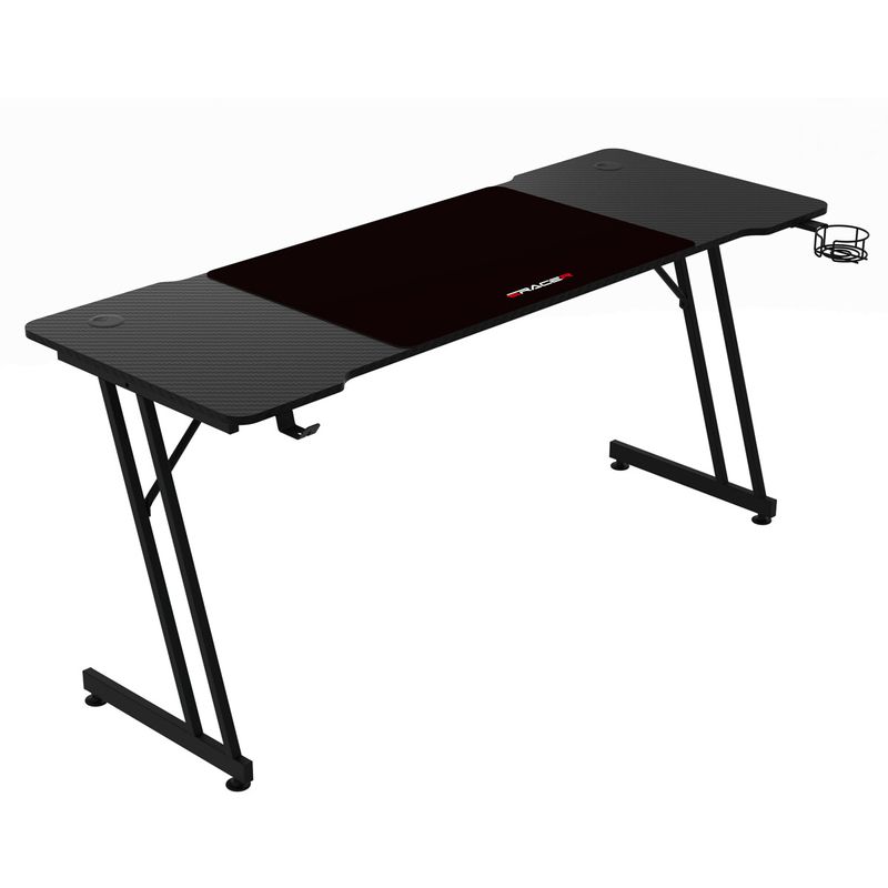 Herný stôl 160x60cm, melamín, carbon, LT-H1106 BK