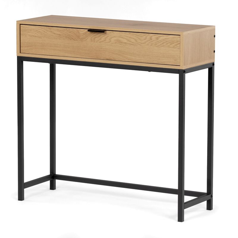 Konzolový stolík 80cm, MDF, divoký dub, CT-G1077 OAK