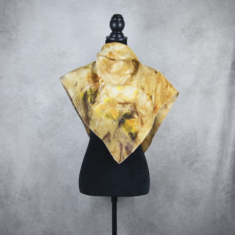 Hodvábna šatka VZOR_83, 85 x 90cm, Made in Slovakia