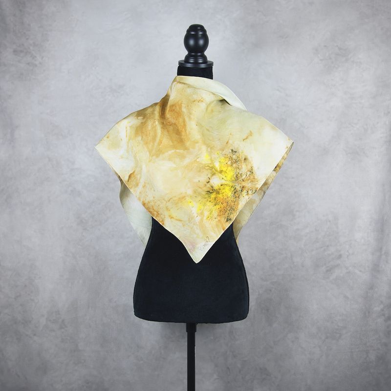 Hodvábna šatka VZOR_85, 85 x 90cm, Made in Slovakia