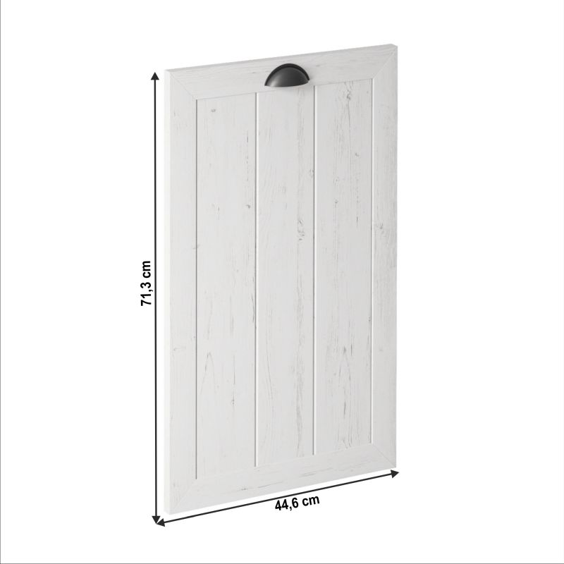 Dvierka na umývačku riadu, 44x71 cm, sosna andersen, PROVANCE