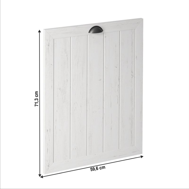 Dvierka na umývačku riadu, 59x71 cm, sosna andersen, PROVANCE