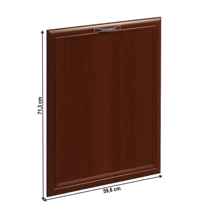 Dvierka na umývačku riadu, 59x71 cm, orech Milano, SICILIA