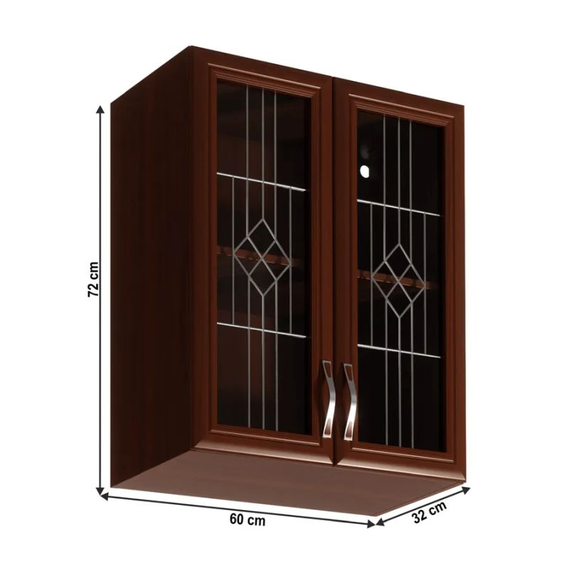 Horná skrinka, 60cm, orech Milano, SICILIA G60S