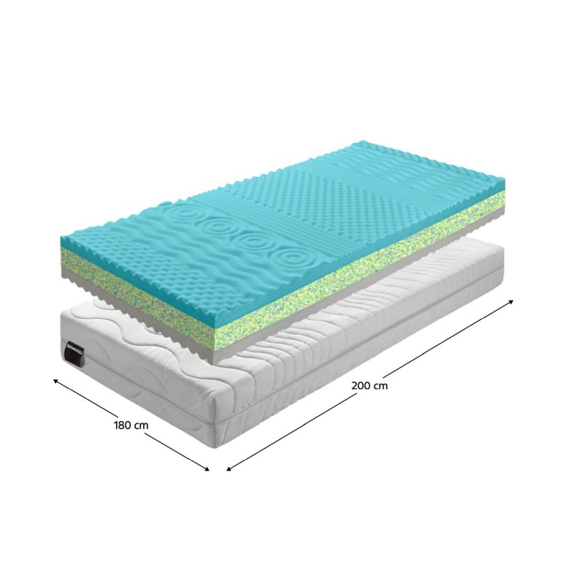 MATRAC, BE KATARINA 10 NEW, PENOVÝ, 180X200