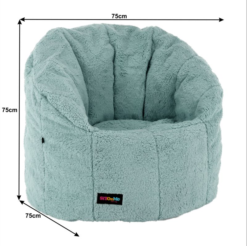 Sedací vak, 75cm, mentolová látka, ALMERO