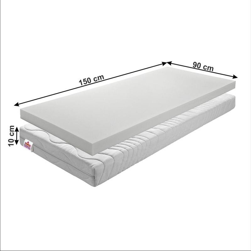 Matrac, penový, 150x90, BE ELISSE