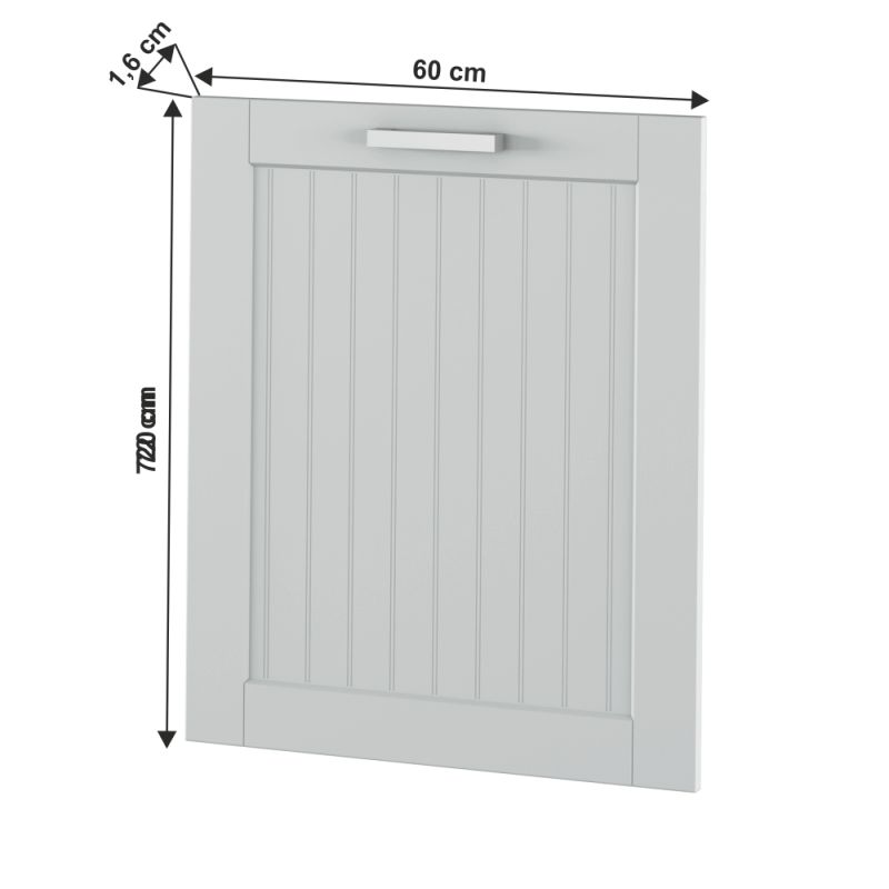 Dvierka na umývačku 60, svetlosivá, JULIA TYP 59