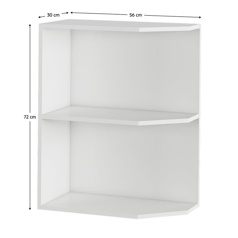 Spodná skrinka otvorená, 30cm, biela, JULIA TYP 51