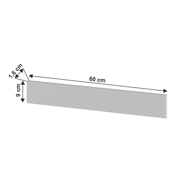  Sokel na umývačku, 60cm, biely, JULIA TYP 93