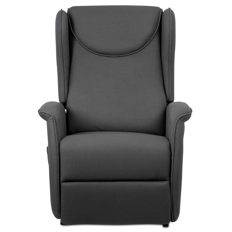 Elektrické polohovacie kreslo sivé, TV-1192 GREY2, relaxačné